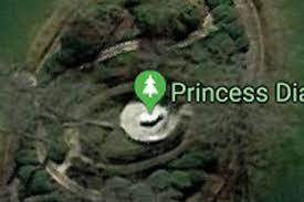 Bombshell radar investigation reveals her real grave lies. Princess Diana S Actual Grave Pictured On Google Maps Satellite Images Daily Star