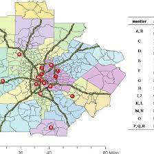 Atlanta Census Tract Map Map Of 20-County Metropolitan Atlanta Study Area . Census Tracts,... |  Download Scientific Diagram