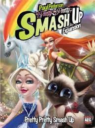 In smash up players draft two faction decks, such as pirates, ninja, robots, zombies, and more, and combine them into a force to be reckoned with! Smash Up Pretty Pretty Smash Up Board Game Boardgamegeek