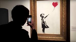Since then, speculation around the value of the shredded piece and banksy's role in the art world has led to a. Banksy Releases Director S Cut Video Of Auction Shredding Stunt Says Mechanism Malfunctioned Rt World News