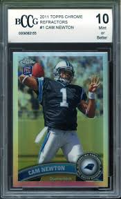 All > sports > football > trading cards: Unsigned Football Cards Cam Newton 2011 Score 1 Rookie Card Gem Mint Pgi 10 Base Singles Sports Collectibles Fcteutonia05 De