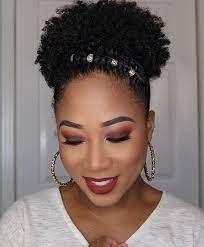 Uff Life Naturalhairdaily Puff Updo Hairstyles Kinkychicks Kinkykurlychic Natural Hair Styles Easy Hair Puff Short Natural Hair Styles