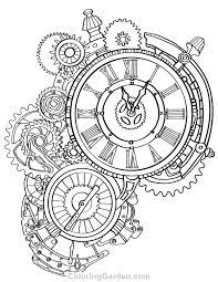 Discover all our printable coloring pages for adults, to print or download for free ! Steampunk Coloring Pages Printable Collection Whitesbelfast Com