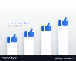 Like Upward Growth Chart Concept Design For