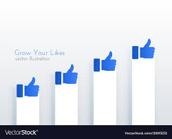 like upward growth chart concept design for