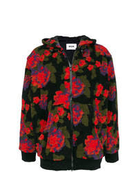 A stylish floral pattern hoodie. Black Floral Hoodies For Men Lookastic