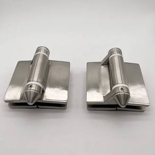 Heavy-Duty Stainless Steel Pool Gate Hinges, AI generated