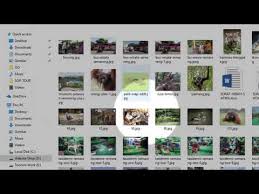 Cara Menampilkan Pratinjau Gambar Thumbnail Di Folder Windows 10 Youtube