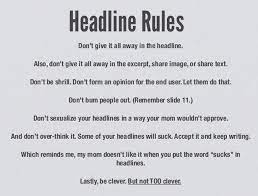 Ask your pupils to match the headlines with the correct articles. 30 Ultimate Headline Formulas For Tweets Posts And Emails