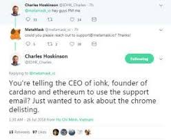 The latest tweets from @ethereum Clumsy Cardano Co Founder S Tweet Sparks Outrage