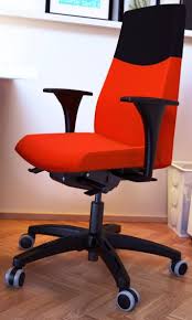 Close Up Of Volmar Swivel Chair In Orange Ikea Home Home Office Space Home Furniture