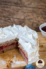 Walnuss Zwetschgenroster Torte Mit Baiserhaube Aus Dem Ofen Zwetschgenroster Baiserhaube Und Rezepte