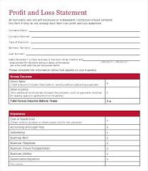 Profit Loss Statement Template And Sample Form Statements – narrafy ...