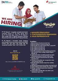 Inilah daftar lowongan kerja pabrik surabaya terbaru agustus 2021.terdapat sebanyak 11 lowongan kerja pabrik surabaya terbaru agustus 2021 yang tersedia di loker indonesia terbaru. Lowongan Kerja Bumn Pt Pg Rajawali I September 2020 Lowongan Kerja Sma Smk D3 S1 September 2021