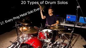 20 Types Of Drum Solos Youtube Drum Solo How To Play Drums Drums