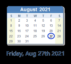 They are virgos, so they will be very down to earth and modest. 27 August 2021 Calendar With Holidays And Count Down Zaf