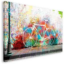 Home Affaire Deco Block Wo Ist Das Fahrrad 118 70 Cm Online Kaufen Otto Fahrrad Malerei Fahrrad Zeichnung Fahrradkunst