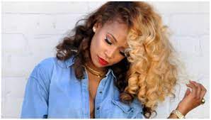 Updo hairstyles for black women amaze with their beauty, sophistication and creativity. Natural Honey Blonde Hair Color Black Girl Novocom Top