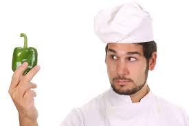 Chef And Green Pepper Chef Male Vegetarian, Cuisine, Culinary, Preparing  PNG Transparent Image and Clipart for Free Download