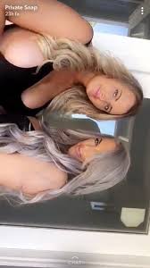 Laci kay Somers plays with a friend
