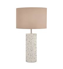 Carefully cast from smooth concrete in an elegant droplet shape, this weight based table lamp is topped with a. Speckle Table Lamp Terrazzo Concrete Table Lamp