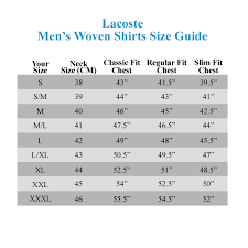 womens lacoste size chart google search in 2019 size