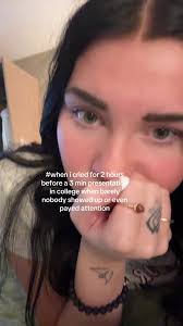 Crying Before Presentation