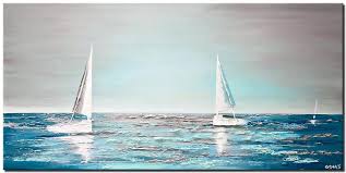 Calm Abstract Seascape Painting