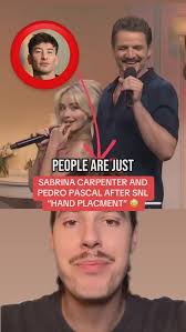 sabrina carpenter and pedro pascal are seen together after SNL 50 😳 do you  think there is something here? 🤔 #sabrinacarpenter #pedropascal #snl