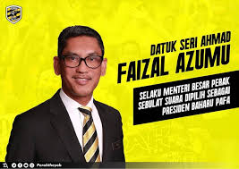 Terkini pas derhaka titah seri sultan perak. Perak The Yob Presiden Baharu Persatuan Bola Sepak Perak Datuk Seri Ahmad Faizal Azumu Peraktheyob Facebook