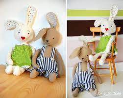 Wir finden für dich die besten und beliebtesten schnittmuster im internet. Hase Nahen Hanna Und Henry Hase Schnittmuster Online