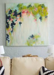 Transfer the zigzag pattern to the canvas using a paper stencil and then add a touch of golden glint to complete this. Canvas Painting Ideas And Diy Abstract Art The Fox She