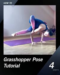 Grasshopper Pose Tutorial Video Video Yoga Poses Advanced Grasshopper Pose Advanced Yoga