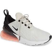 Air Max 270 Premium Nike 270 Black And Blue Air Max 270 Sneaker In Light Bone Black Pink White Nike Air Max Nike Air Max For Women Nike Shoes Air Max