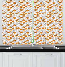 east urban home peach kitchen curtain