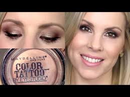 Maybe you would like to learn more about one of these? Eyeshadow Tutorial Bad To The Bronze Maybelline Color Tattoo Youtube