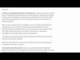 For a hypothesis to be a scientific hypothesis, the scientific method requires that one can test it. Hypothesis Of A Research Paper Www Makeitsoproductions Org