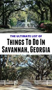 15 Things To Do In Savannah Georgia Savannah Chat Travel Savannah Georgia Vacation
