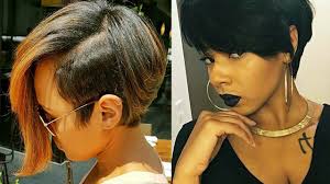 This short hairstyle is more manageable for women with straight hair. Short Haircuts For Black Women 2017 Black Women S Haircuts Natural Hair Youtube