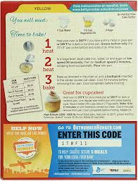 Refrigerate for 15 to 30 minutes, then shape into. Betty Crocker Super Moist Yellow Cake Mix 432g 15oz Amazon Co Uk Grocery