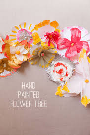 All edible, hand made flowers and succulents. Hand Painted Flower Tree Diy
