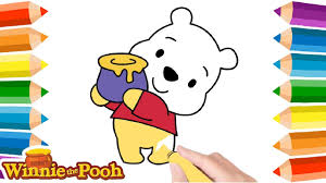 Winnie the pooh holding flowers. Winnie The Pooh Coloring Pages To Print Winnie The Pooh Printable