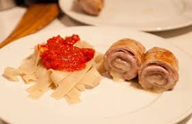 Involtini Sous Vide Gefullt Mit Parmaschinken Provolone Involtini Lebensmittel Essen Essen