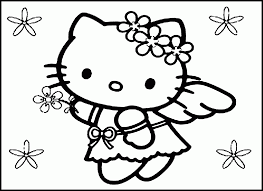 Kumpulan gambar mewarnai hello kitty untuk anak sd, tk. Hello Kitty Coloring Pages To Color Online Coloring Home Lusine