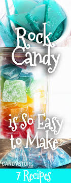 For example, take the basic rock candy recipe and add any color you choose, you can even add flavorings such as lemon, raspberry, root beer, anise. 7 Fantastic Rock Candy Recipes Candystore Com