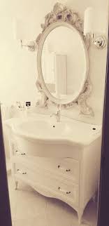 Il Mio Bagno Shabby Chic Round Mirror Bathroom Bathroom Mirror Shabby Chic