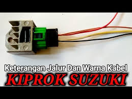 Jalur soket kiprok yamaha mio, dan cara cek kiprok dimana arus yang keluar dari kiprok untuk mengisi aki harus lebih dari 12 volt. Warna Kabel Soket Kiprok Suzuki Youtube