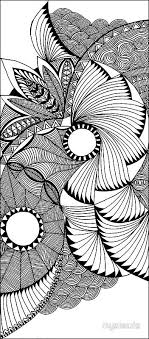 Black And White Line Drawing Prints Black And White Line Drawing Of Flying Fans Buy This Artwork On Stationery And Wall Prints Zentangle Drawings Zentangle Art Tangle Art
