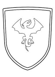 Ritterschild Malvorlage Zum Ausdrucken Wappenschild Kostenlos Ritterschild Wappen Vorlage Halloween Basteln Gruselig