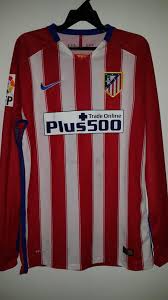 Diese seite enthält eine komplette übersicht aller absolvierten und bereits terminierten saisonspiele sowie die saisonbilanz des vereins atlético in der saison 15/16. An Antoine Griezmann Game Used 7 Atletico Madrid Home Shirt 2015 2016 La Liga Memorabilia Expert